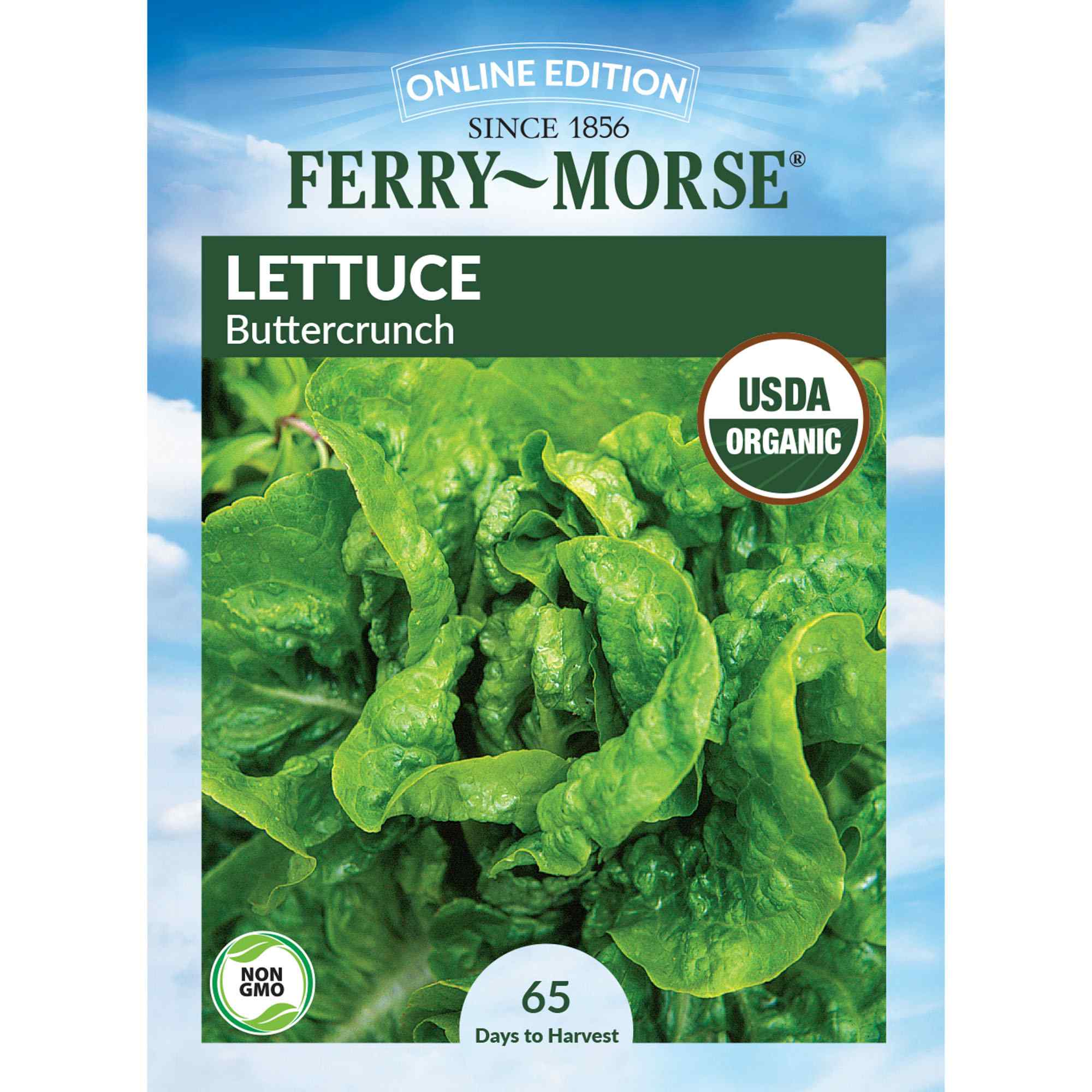 Ferry-Morse lettuce buttercrunch seed packet